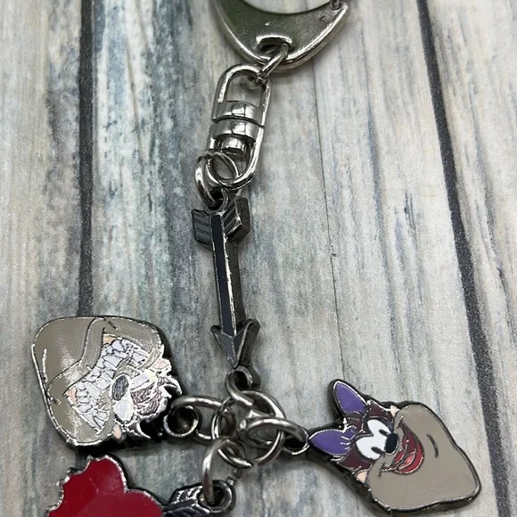 ⭐️🌸Vintage Tasmanian Devil cartoon keychain looney toons Y2K - Picture 3 of 7